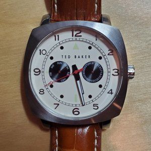 Ted Baker London Men's Watch 30 M Water Resistant Leather Strap  TE1105 A126-13